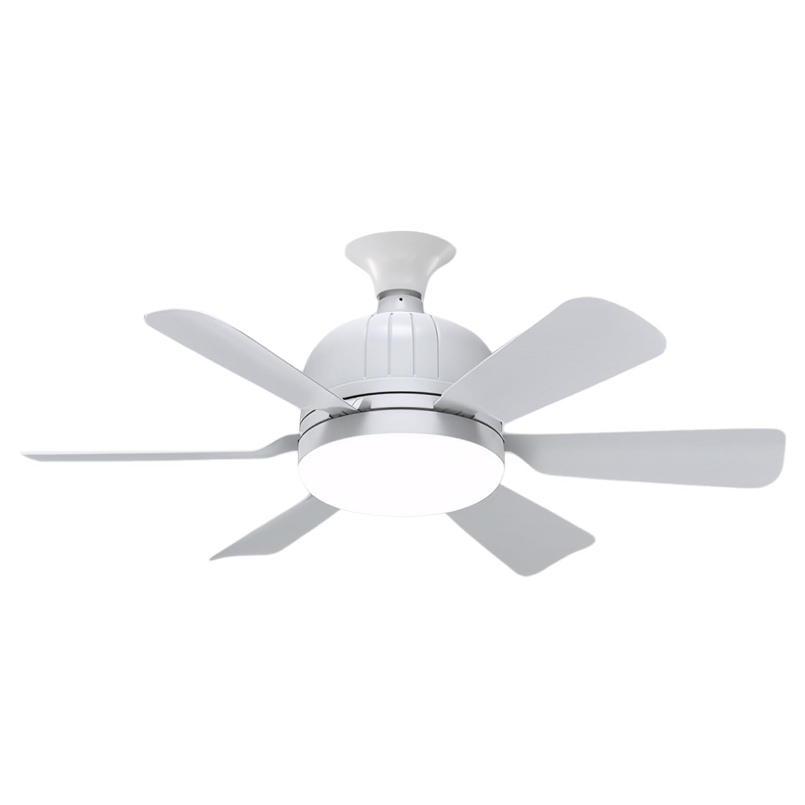 Alcxazs White Remote Control Ceiling Fan Light With Adjustable Speed And Led Lighting Option Ceiling Fan With Light Led,