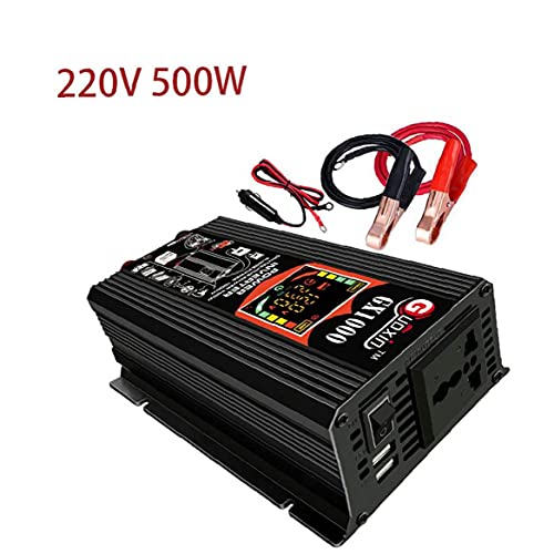 500W Power Inverter DC 12V naar AC 220 V Auto Plug Inverter Adapter Pure Sinus Wave Power Converter 500W Power Inverter… - Image 4