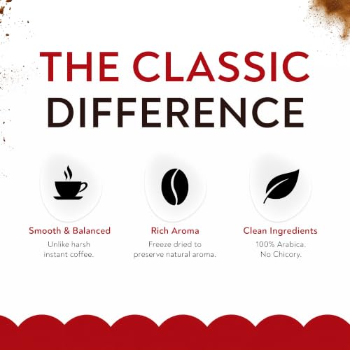 Image of IKIE Classic Instant Coffee Powder 100g (Pack of 2)| 100% Arabica Freeze-Dried | No Chicory | Rich Aroma & Bold Taste | Pure Black Coffee