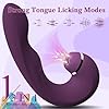 Vibrat.o.r Vibrates Sale for Women S.ex S.t.imulator Adults Toys Cl.i.t Vibrantoror Machine Vibrat.o.rs Vibrabra.t.e.r Vibratorter Dido Male Toys4Women Toys4couples Tool 10 Mode Massage USB (Purple) #2
