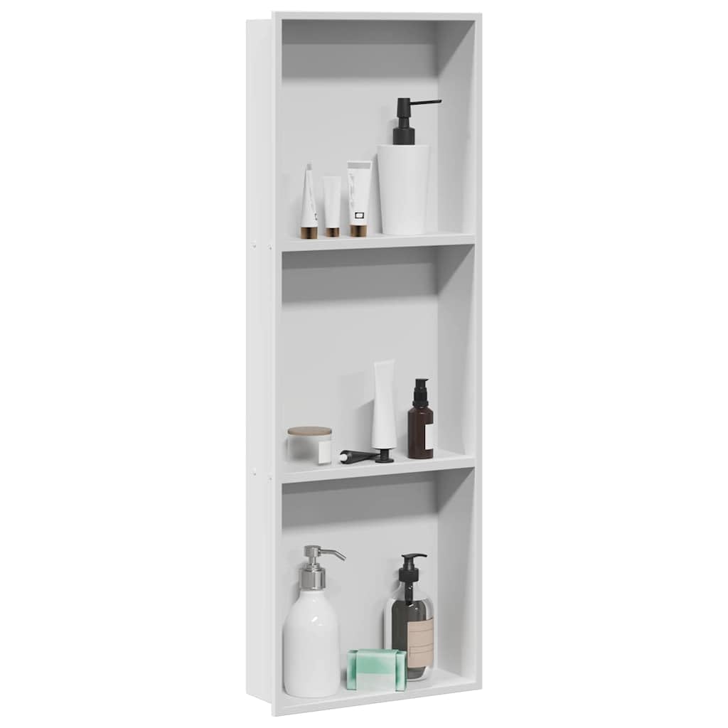 Aneks prysznicowy biały 90 x 30 x 9,5 cm stal szlachetna ścianka prysznicowa kabina prysznicowa kabina prysznicowa ochrona przed pryskaniem szklana ścianka działowa nakładka na wannę drzwi