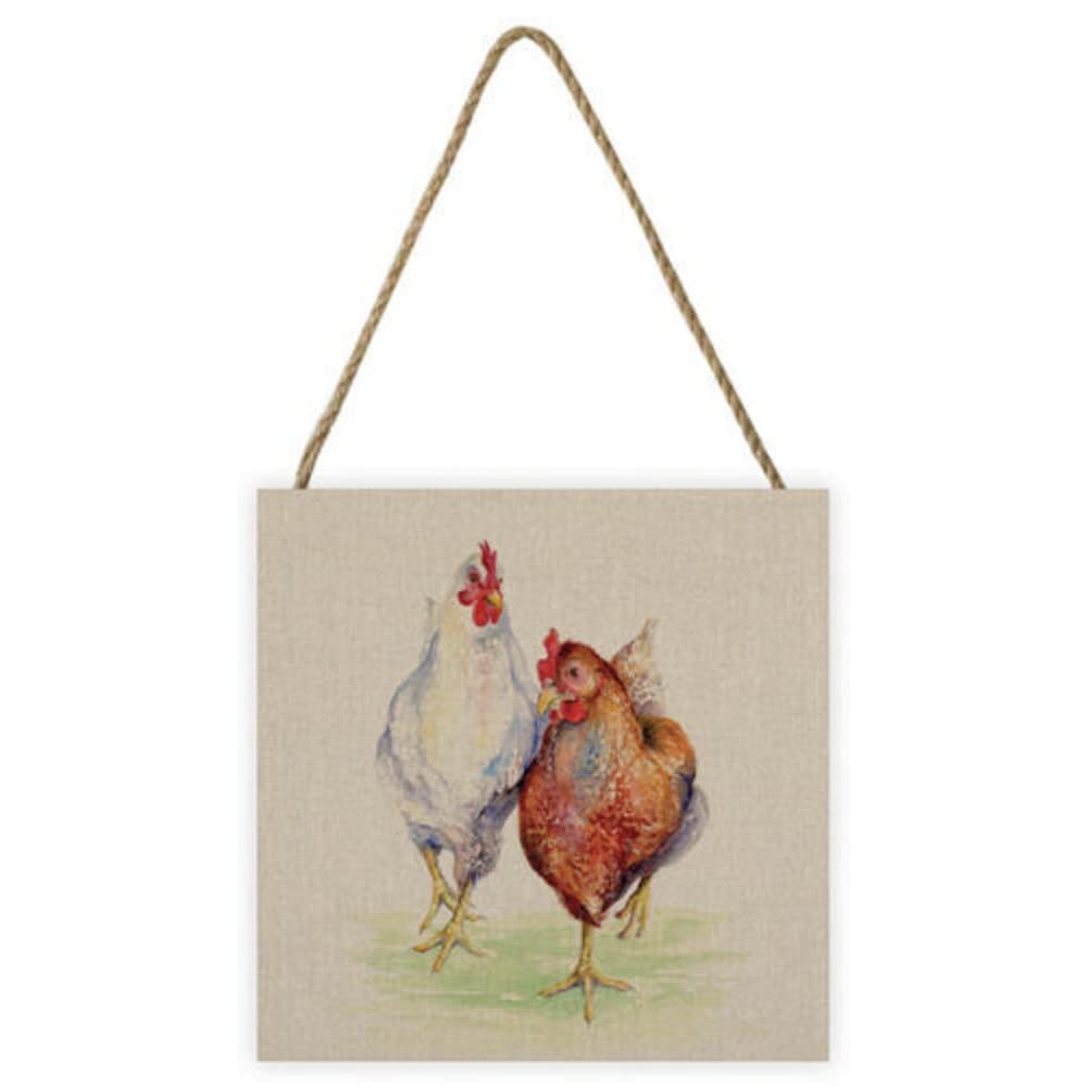 Bloc de bois Ethel et Mabel 20 x 20 cm multicolore pour rehausser un intérieur trop terne
