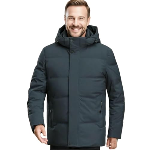 Doudoune à capuche pour homme USTZFTBCL manteau d'hiver chaud