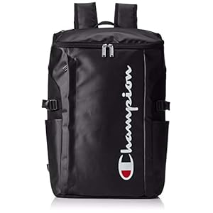 [チャンピオン] リュックサック バケット MODEL.NO.62487 30L B4サイズ収納可 ユニセックス ボックス型 大容量 ブラック×ホワイト