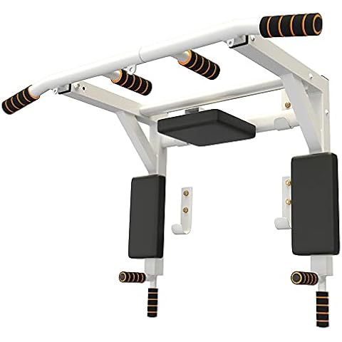 AJX Double function Pull up bar stand wall mounted pullup and dip station bars outdoor mount traction door multi gyms for home stations workout pull-up strength for training Cover