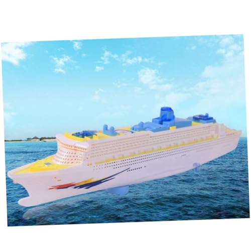 Barco de juguete de plástico interactivo con luces y sonido para niños 6