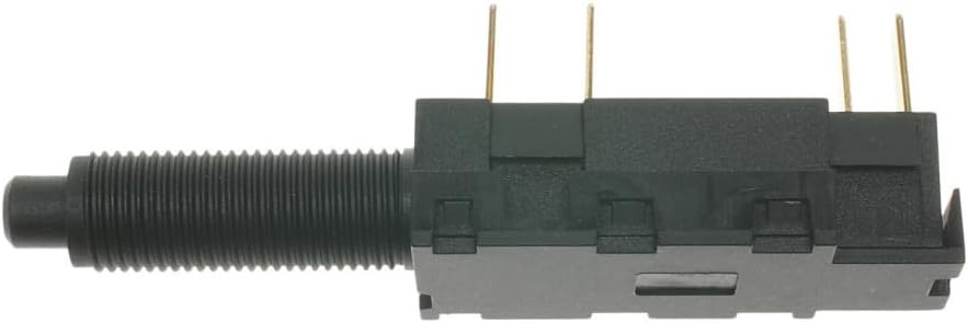 CarLights360 For GMC R3500/V3500 1990 Stoplight Switch | Plastic, Metal | Black | Blade Terminal | Push-in Attachment Method | Switch Activation Style | Male Connector Replacement For 25524847, 979468