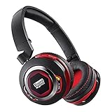 Creative Labs, Sound Blaster EVO ZX Wireless Bluetooth Over the Ear Headset With NFC, 40MM Audio Drivers, Noise Cancelling Headphones, Virtual 7.1 Surround Sound With Integrated Microphone And Carrying Case GH0280