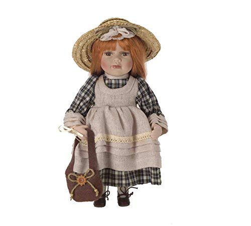 Hobby Work - Bambola di porcellana di 30 cm, con