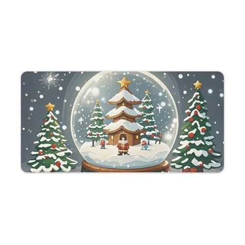 Protector de escritorio FekiLoot Snow Globe 30x60 cm miniatura 1