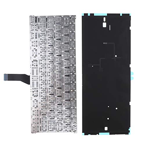 Teclado de laptop com retroiluminação (layout dos EUA), teclado de notebook de substituição compatív