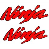 Lorick Red Motorcycle Accessories Gas Tank Fender Cowl Fairing Sticker Decal Compatible with Kawasaki Ninja 300 400 650 1000 ZX6R ZX10R ZX14R ZX10R ZX9R ZX7R 250 500 900 H2 750 H2R, TGJM1