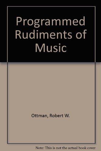 Programmed Rudiments of Music 0137299621 Book Cover