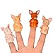 Mcphee Archie Funny Finger Pigs - 4 Piece Finger Puppets Set