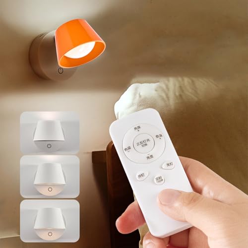 Aplique de pared LED interior regulable recargable para sala 4