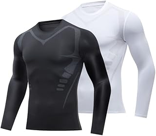 NBMRCO Men's Compression Shirts Long Sleeve, Energxcell Ionic Shaping Vest, 2023 New Version ENERGXCEL Ionic Shaping Vest