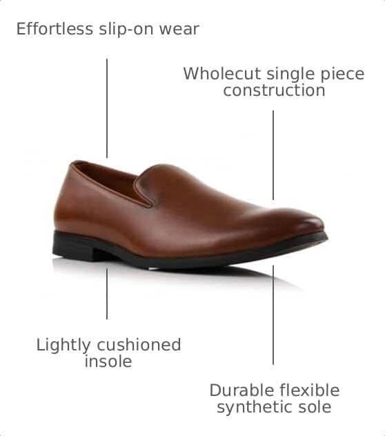 Image of Ferro Aldo Men's Dress Loafer Collection | Modern & Classic Slip-On Styles | Available in Suede, Woven, and Wholecut