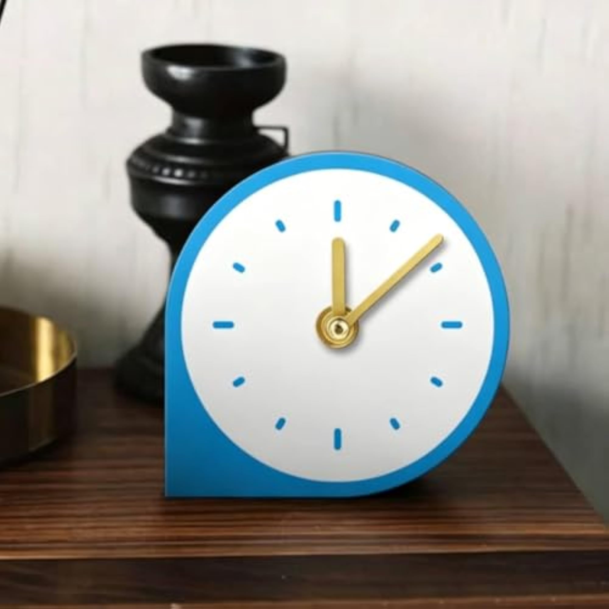 Modern Minimalist Desktop Timepiece Compact Analog Desk Timepiece