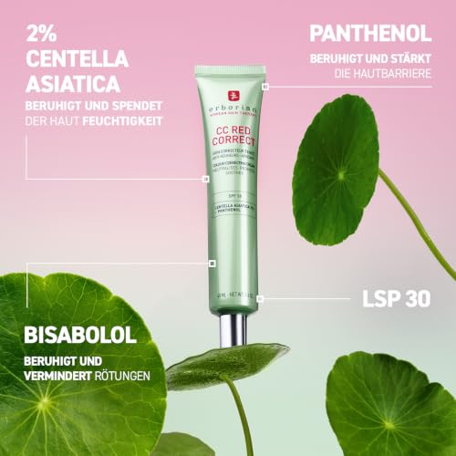 Erborian - CC Red Correct - Anti-Rötung Creme LSF30 - Koreanische Kosmetik – Ansicht 4