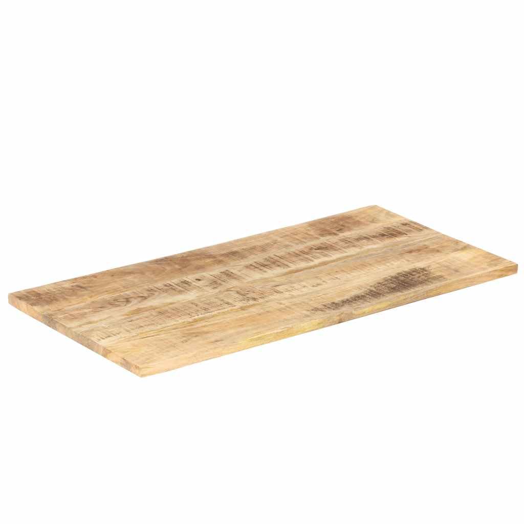 Mesa de madera maciza mango 25-27 mm 100x60 cm mesa industrial mesa de comedor rústica