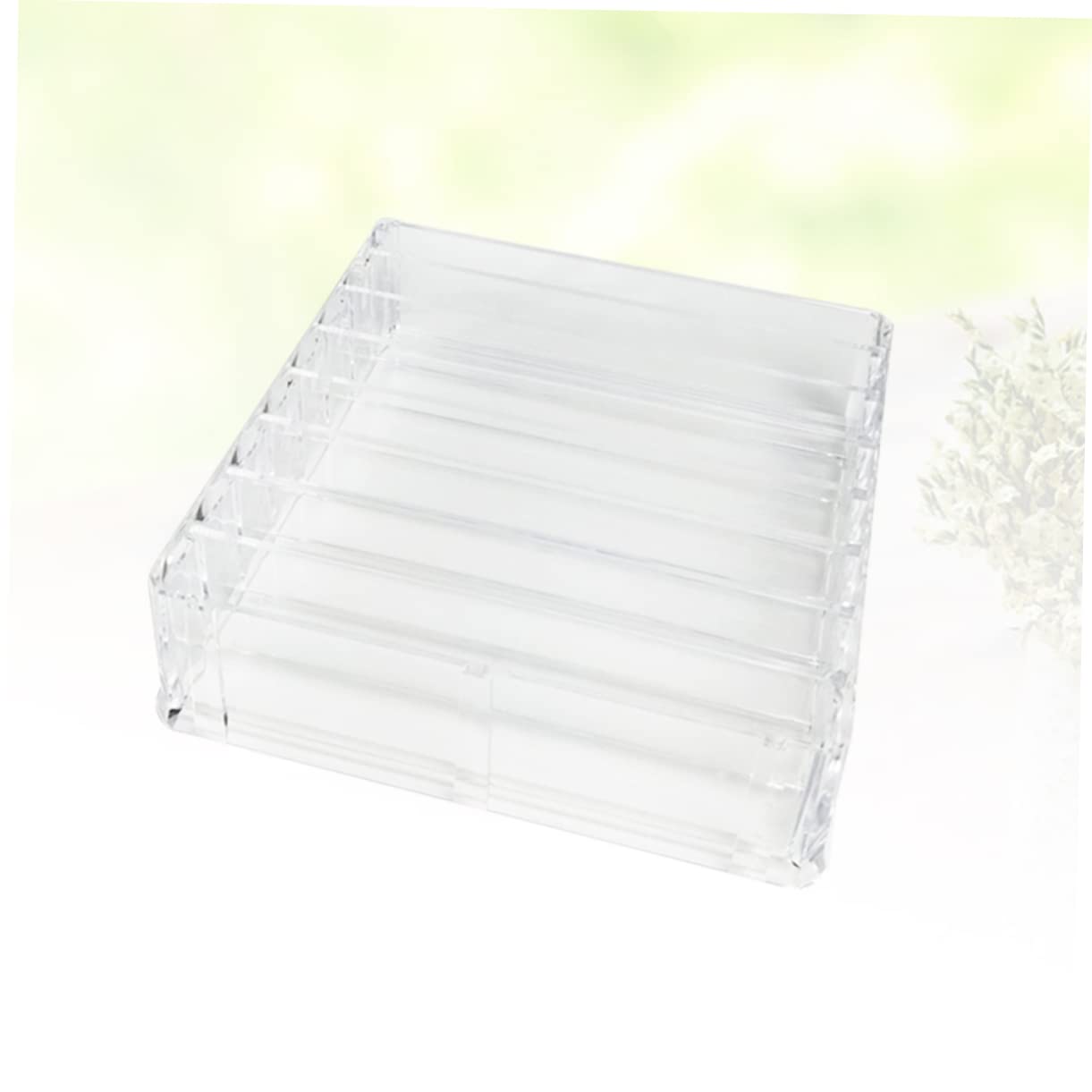 Slots Acrylic Transparent Makeup Storage Box Organizer Per e Cosmetici Design Per e La Camera Per e Ragazze