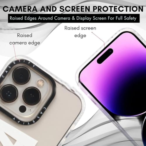 Image of Erams Online for iPhone 14 Pro Max SEA Case Transparent, Grip Case Silicon Slim Fit Shock-Absorbing TPU Bumper & Anti-Yellowing Clear Protective Back Cover for iPhone 14 Pro Max (White, 01)