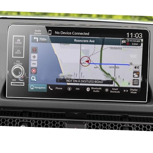Film de protection en verre trempé pour l'écran de navigation de votre Honda Civic 11 2022