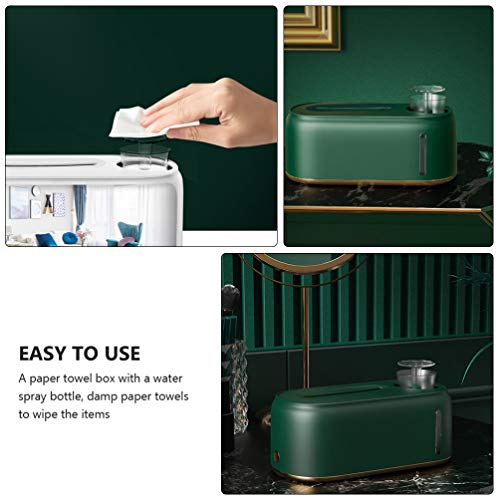 Cabilock Caixa de Armazenamento de LenÃ§os de Papel Dispensador de LenÃ§os de Papel Umidificadores d