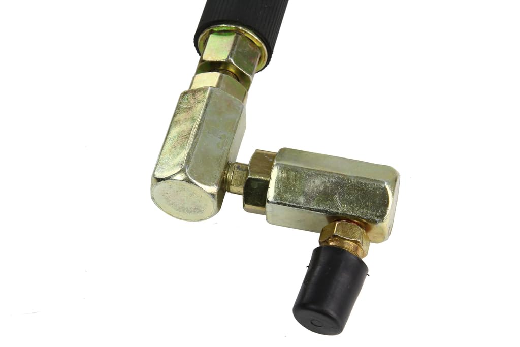IMJ-Global Pistola per Ingrassatore Pneumatico da 12-15L | con estremità Rigida e Flessibile | Impugnatura Antiscivolo