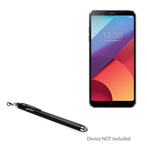 BoxWave Stylus Pen Compatible with LG V30 (Stylus Pen EverTouch Capacitive Stylus, Fiber Tip Capacitive Stylus Pen for LG V30 - Jet Black
