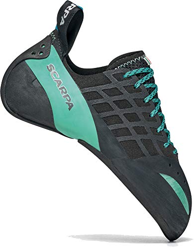 Scarpa Instinct WMN chaussons d'escalade femme avec cambrure asymétrique