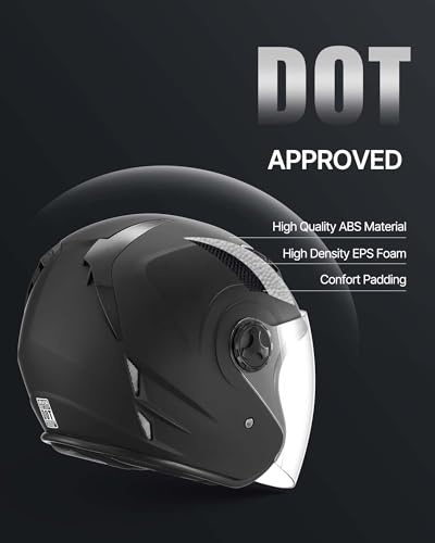 VEVOR 3/4 Open Face Helmet