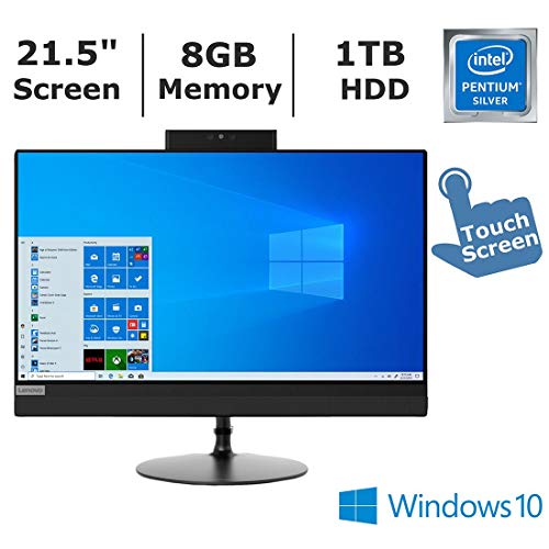 Lenovo Ideacentre 520 21.5" All-in-One Full HD Touchscreen Desktop with Intel Pentium 4415U