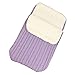 0-12m Bébé Gigoteuses Couvertures Tricot côtelé 14.17×26.77'', Ewendy Nouveau-né Peluche Sac de Couchage Dors Bien Landau Grenouillères Chaud Swaddle Wrap Couverture Emmaillotage Sleep Sack