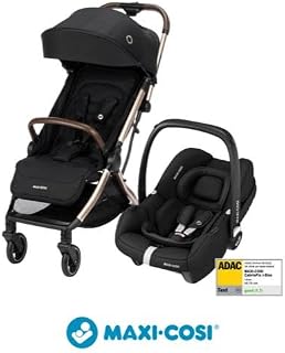 Maxi-Cosi Eva-Cabriofix I-Size Otomatik Katlanan Seyahat Sistem Kompakt Bebek Arabası Gold-Black