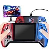 Handheld Game Console – Retro Portable Gaming System with 500 Built-in Classic Games, 3.5' LCD Screen, Rechargeable Battery, TV Output, and External Gamepad for 2-Player Fun, for Kids & Adults