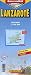 Produktbild Lanzarote 1:100 000 +++ Arrecife, Islas Canarias, Playa Blaca, Puerto del Carmen, Time Zones (BerndtsonMAP) (Road Map/ Landkarte) [Folded Map/ ... ... ... Parque Nacional de Timanfaya, Time Zones