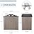 Verano Garden 6x4 FT Outdoor Storage Shed, Galvanized Metal Steel Garden Shed,Double Door W/Lock, Bike Storage for Backyard, Patio, Lawn (72.05" × 38.58"× 77.17")