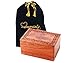 Solid Rosewood Border Engraving Handcarved Wood Urn - Large, Cremation Urn, Wooden Urn
