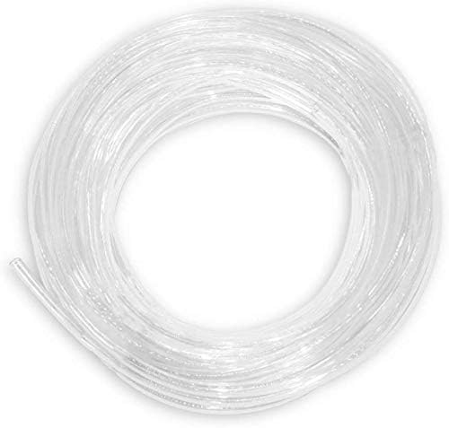 Othmro 10mm x 6.5mm Pneumatic Tubing Air Compressor Tubing PU Pipe Polyurethane Hose Tube Fluid Gas Transfer 4 Meter Clear