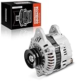 【Informations techniques】Nombre de nervures: 2; Voltage [V]: 12; Courant de charge de l'Alternateur [A]: 125; Poulie pour courroies-Ø [mm]: env. 70; Sens de Rotation: dans le sens des aiguilles d'une montre; Poulies: avec poulie