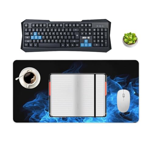 Blue Flame Desk Pad con Base de Goma 30x60 cm miniatura 4