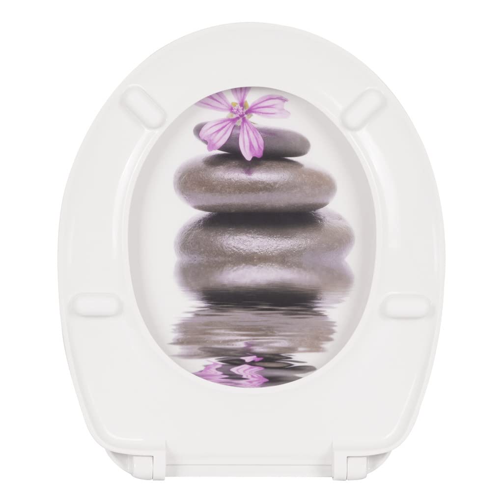 MOBYGKFY Toilet Seats Cover Slow-Close Lid Thicken Replacement Universal Board Toilette
