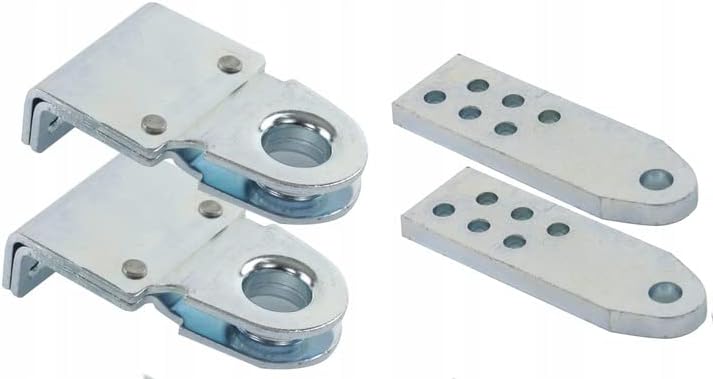 Metalni nosači za pričvršćivanje pogona kapije na kapiju i stub.