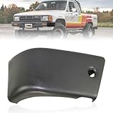 CarPartsDepot, Front Bumper Outer Extension Textured Black End Cap Left, 354-44101-11 TO1004157 5210389106