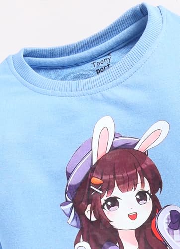 Image of Toonyport Girls Casual Sweatshirt & Sweatpant For Winter