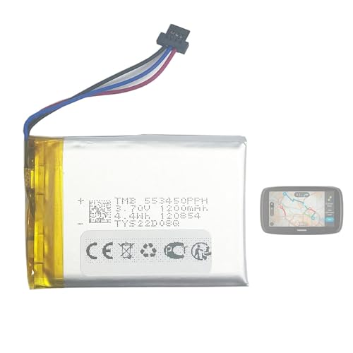 Batterie Tomtom Start 62 Go 600 ONE XL de rechange haute capacité VFAS