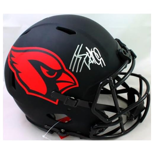 JJ Watt Autographed Arizona Cardinals F/S Eclipse Authentic Helmet - JSA W Auth Silver