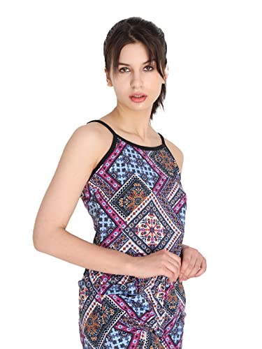 Image of CHKOKKO Women's Polyester Regular Fit Crop Top