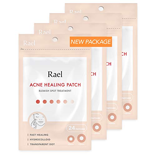 Rael Acne Pimple Healing Patch - Absorbing Cover, Invisible, Blemish Spot, Hydrocolloid, Skin